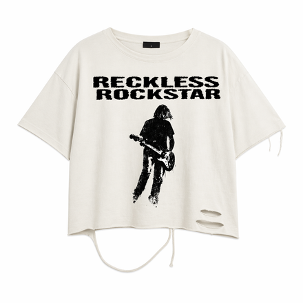 RR “27 Rockstar” Tee – Vintage Grunge Edition
